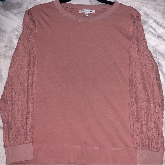 Rose and Olive Sweatshirt - Picture 2 of 3